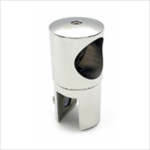 19mm polished stainless steel glass mount support bar stabilizer for frameless glass panels