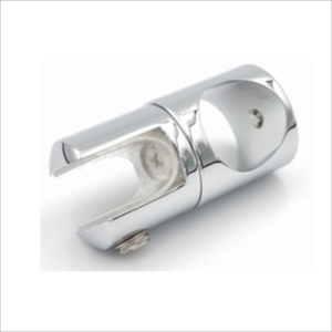 19mm straight-through brass chrome glass mount support bar stabilizer for frameless glass panels