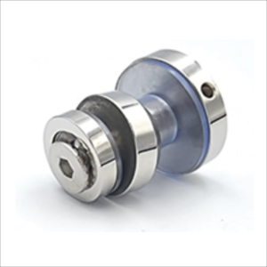 Edge Slider Glass Connection Clamp - Chrome