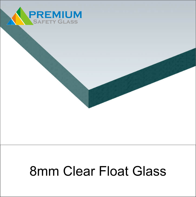 8mm clear float glass sheet