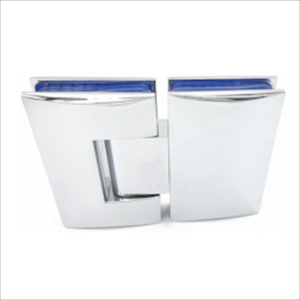 180° zinc chrome-plated glass-to-glass hinge for frameless glass doors