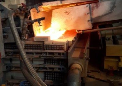 Safety glass furnace used for toughened glass manufacturing at Premium Safety Glass