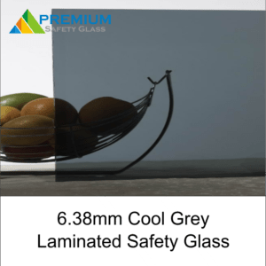 6.38mm Cool Grey Laminated Safety Glass