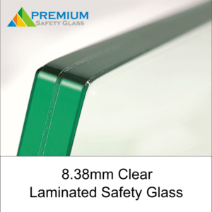 8.38mm Clear Laminated Safety Glass
