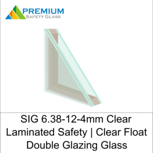 SIG 6.38mm-12-4mm Clear Laminated Safety Clear Float Double Glazing Glass