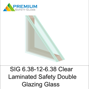 SIG 6.38mm-12-6.38mm clear laminated safety glass double glazing