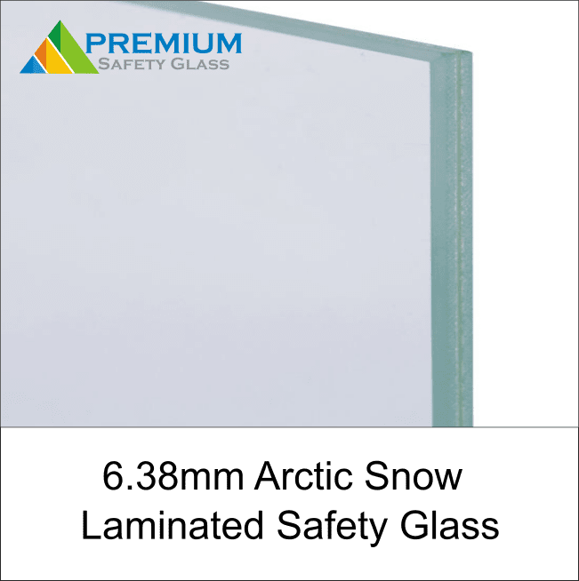 6.38mm Arctic Snow Laminated Safety Glass